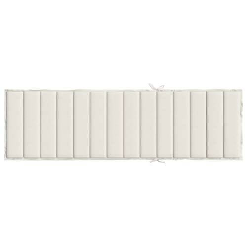 Jastuk za ležaljku prošarani krem 200 x 60 x 4 cm od tkanine - prošarana krem 200 x 60 x 4 cm 1 Cijena