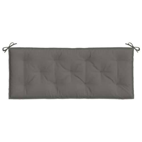 Jastuci za vrtnu klupu 2 kom tamnosivi 120x50x7 cm tkanine - prošarana tamnosiva 120 x 50 x 7 cm 1 Cijena