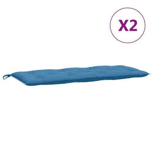 Jastuci za vrtnu klupu 2 kom plavi 120x50x7 cm tkanina Cijena