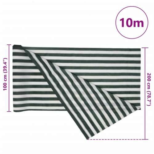 Mreža za privatnost zelena-bijela 2 x 10 m HDPE 150 g/m² - Zelena i bijela 2 x 10 m (150 g) 1 Cijena