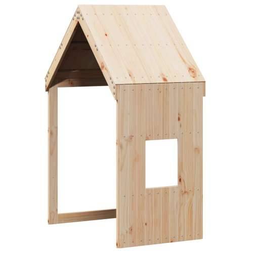 Krevet na kat s krovom 80 x 200 cm od masivne borovine - Prirodna 80 x 200 cm Cijena