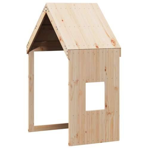 Visoki krevet s krovom 80 x 200 cm od masivne borovine Prirodna 80 x 200 cm Cijena