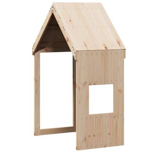 Visoki krevet s krovom 75 x 190 cm od masivne borovine - Prirodna 75 x 190 cm Cijena