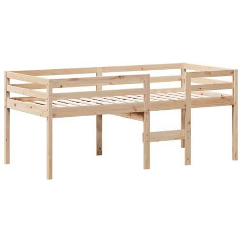 Visoki krevet s krovom 75 x 190 cm od masivne borovine Prirodna 75 x 190 cm Cijena