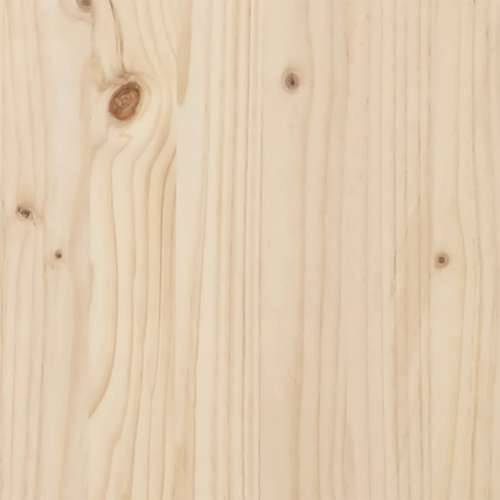 Visoki krevet s krovom 75 x 190 cm od masivne borovine Prirodna 75 x 190 cm Cijena