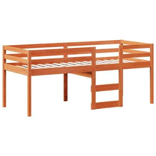 Visoki krevet s krovom voštano smeđi 90x200 cm masivna borovina Voštano smeđa 90 x 200 cm Cijena
