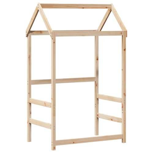 Dnevni krevet s krovom 90x200 cm od masivne borovine - Prirodna 90 x 200 cm Cijena
