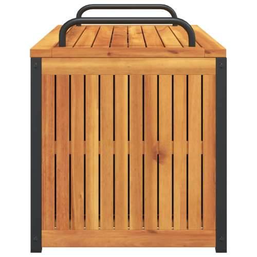 Vanjska kutija za jastuke 110x45x42/53 cm masivno drvo i čelik - 110 x 45 x 42/53 cm Cijena