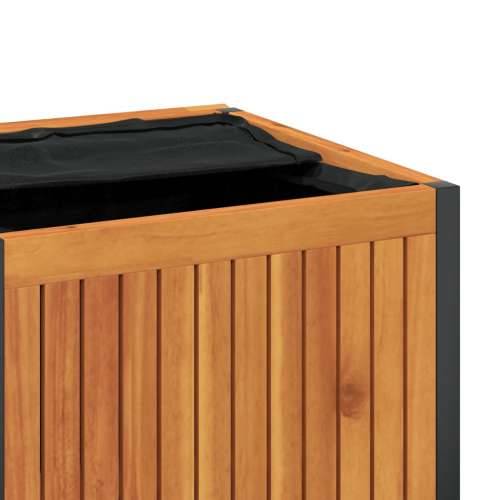 Vanjska kutija za jastuke 110x45x42/53 cm masivno drvo i čelik - 110 x 45 x 42/53 cm Cijena