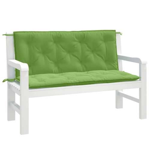 Jastuci za vrtnu klupu 2 kom zeleni 120x50x7 cm tkanina prošarana zelena 120 x 50 x 7 cm 1 Cijena