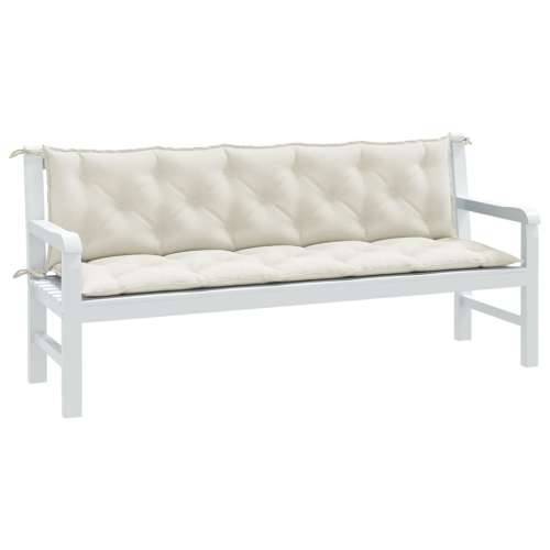 Jastuci za vrtnu klupu 2 kom prošarano krem 180x50x7 cm tkanina - prošarana krem 180 x 50 x 7 cm 1 Cijena