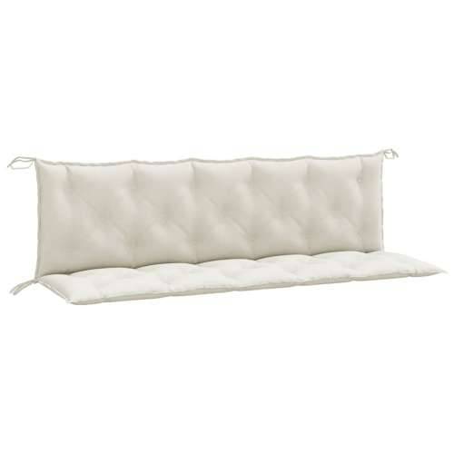 Jastuci za vrtnu klupu 2 kom prošarano krem 180x50x7 cm tkanina - prošarana krem 180 x 50 x 7 cm 1 Cijena