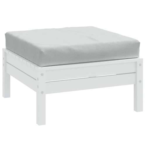 Jastuk za palete prošarani svjetlosivi 60x60x9,5 cm od tkanine - Svjetlosiva 1 naslon za noge Cijena