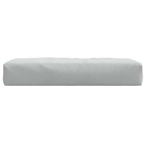 Jastuk za palete prošarani svjetlosivi 60x60x9,5 cm od tkanine - Svjetlosiva 1 naslon za noge Cijena