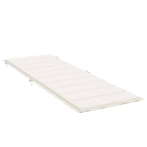 Jastuk za ležaljku prošarani krem 186x58x4 cm od tkanine - prošarana krem 1 Cijena