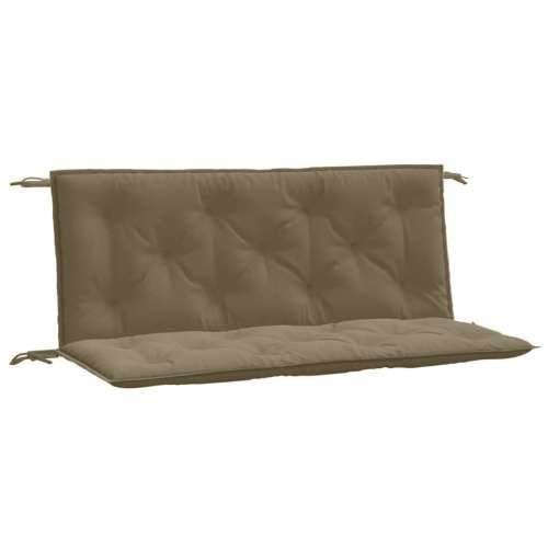 Jastuci za vrtnu klupu 2 kom smeđesivi 120x50x7 cm tkanina - prošarana smeđesiva 120 x 50 x 7 cm 1 Cijena