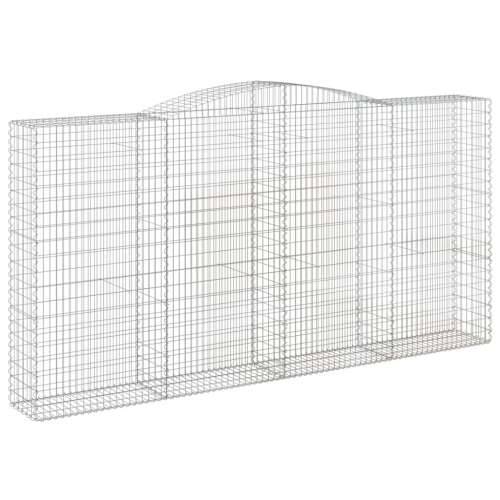 Lučne gabionske košare 8 kom 400x50x200/220cm pocinčano željezo - 400 x 50 x 200/220 cm 8 Cijena