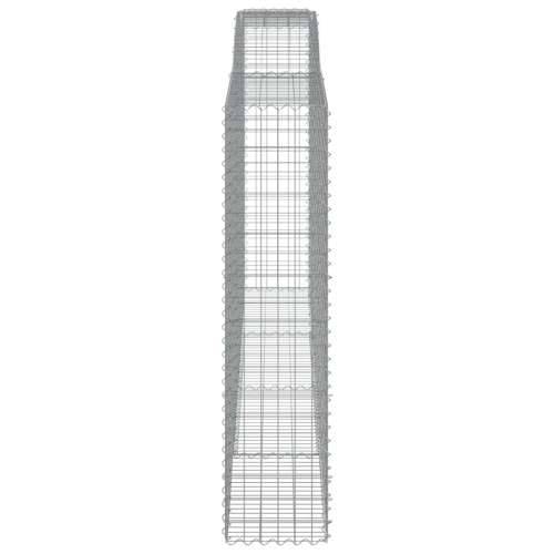 Lučne gabionske košare 8 kom 400x50x200/220cm pocinčano željezo - 400 x 50 x 200/220 cm 8 Cijena