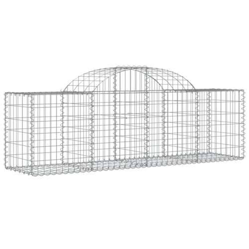 Lučne gabionske košare 50 kom 200x50x60/80 cm pocinčano željezo - 200 x 50 x 60/80 cm 50 Cijena