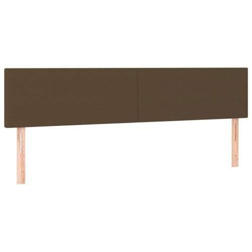 Krevet box spring s madracem tamnosmeđi 120 x 190 cm od tkanine - Tamno smeđa 120 x 190 cm Gladak dizajn Cijena