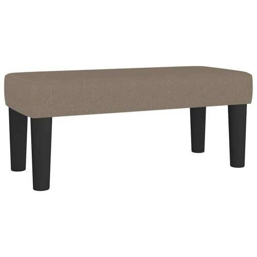 Krevet s oprugama i madracem smeđesivi 90x190 cm od tkanine - Sivo-smeđa 90 x 190 cm Blok s kvadratima Cijena