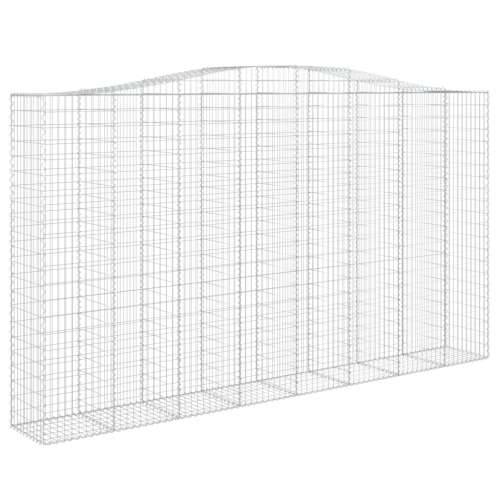 Lučne gabionske košare 7 kom 400x50x220/240cm pocinčano željezo - 400 x 50 x 220/240 cm 7 Cijena