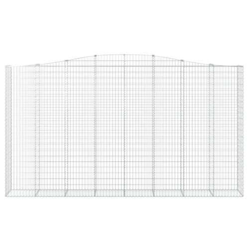 Lučne gabionske košare 7 kom 400x50x220/240cm pocinčano željezo - 400 x 50 x 220/240 cm 7 Cijena