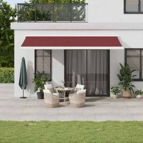 Tenda na automatsko uvlačenje bordo 500 x 300 cm - boja burgundca i bijela 500 x 300 cm 1 Cijena