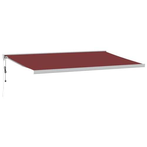 Tenda na automatsko uvlačenje bordo 500 x 300 cm - boja burgundca i bijela 500 x 300 cm 1 Cijena