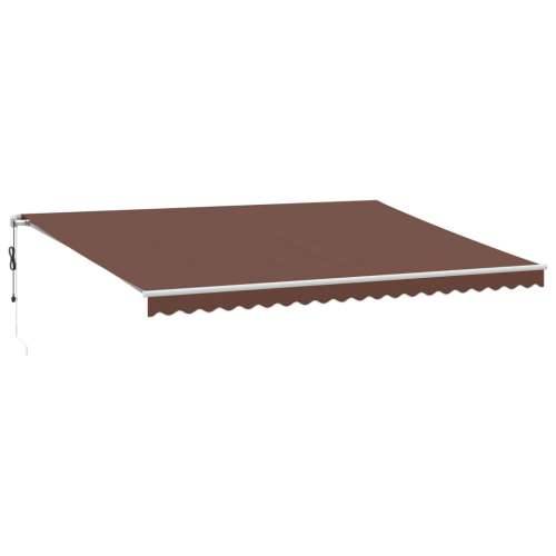 Tenda na automatsko uvlačenje s LED smeđa 500x300 cm - Smeđa i bijela 500 x 300 cm 1 Cijena