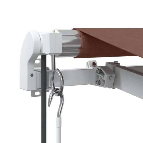 Tenda na automatsko uvlačenje s LED smeđa 500x300 cm - Smeđa i bijela 500 x 300 cm 1 Cijena