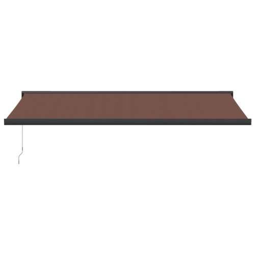 Tenda na ručno uvlačenje smeđa 500 x 300 cm - Smeđa 500 x 300 cm 1 Cijena