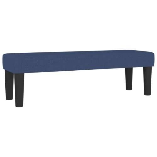 Krevet s oprugama i madracem plavi 180x200 cm od tkanine - Plava 180 x 200 cm Blok s kvadratima Cijena