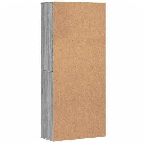 Visoka komoda siva sonome 80x35x180 cm od konstruiranog drva - Sivi hrast sonoma 1 Cijena