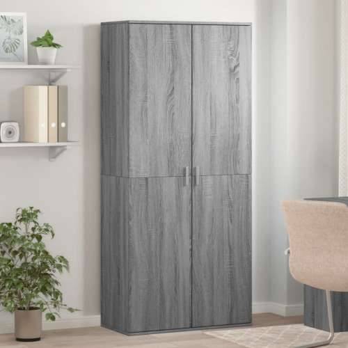 Ormarić za cipele boja hrasta 80x39x178 cm konstruirano drvo - Sivi hrast sonoma 1 Cijena