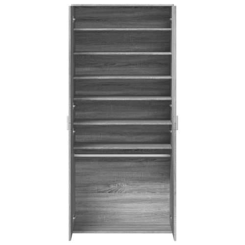 Ormarić za cipele boja hrasta 80x39x178 cm konstruirano drvo - Sivi hrast sonoma 1 Cijena