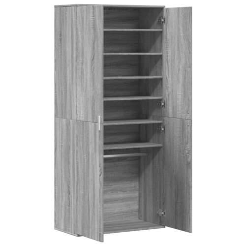 Ormarić za cipele boja hrasta 80x39x178 cm konstruirano drvo - Sivi hrast sonoma 1 Cijena
