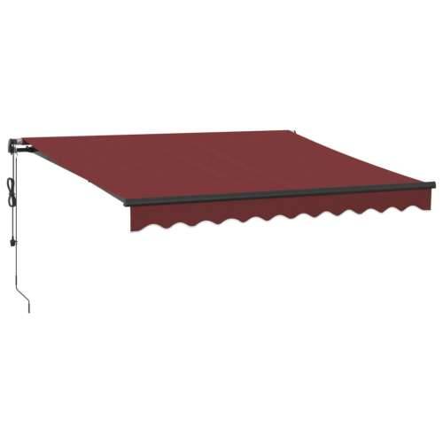 Tenda na automatsko uvlačenje s LED svjetlima bordo 300x250 cm - Tamno crvena 300 x 250 cm 1 Cijena