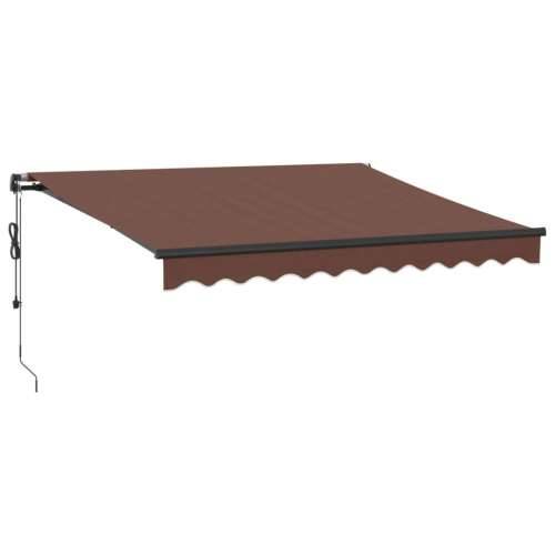 Tenda na automatsko uvlačenje s LED smeđa 300 x 250 cm - Smeđa 300 x 250 cm 1 Cijena