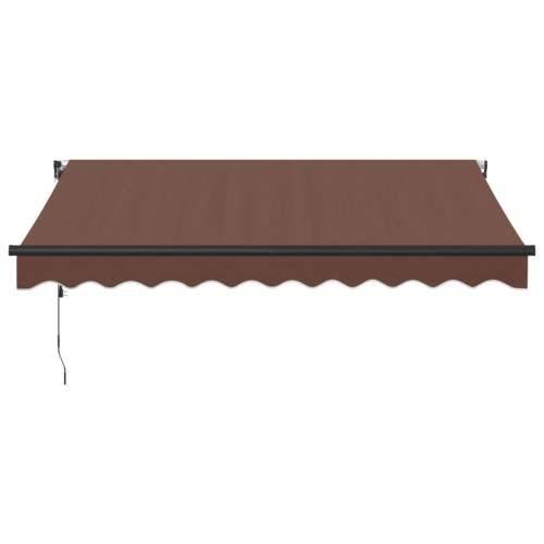 Tenda na automatsko uvlačenje s LED smeđa 300 x 250 cm - Smeđa 300 x 250 cm 1 Cijena
