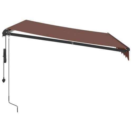 Tenda na automatsko uvlačenje s LED smeđa 300 x 250 cm - Smeđa 300 x 250 cm 1 Cijena