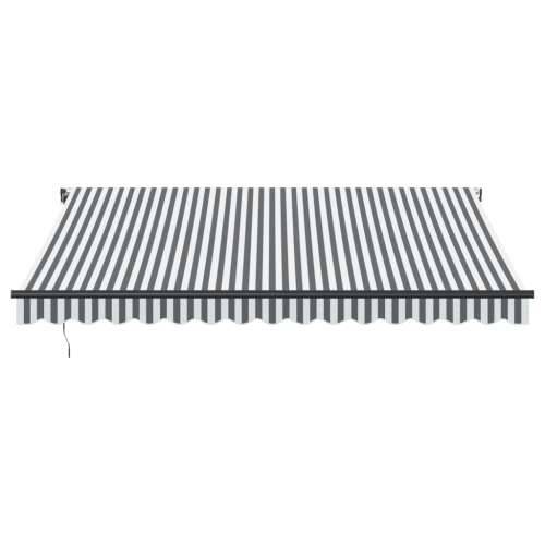 Tenda na automatsko uvlačenje LED antracit i bijela 400x300 cm - Antracit i bijela 400 x 300 cm 1 Cijena