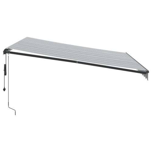 Tenda na automatsko uvlačenje LED antracit i bijela 400x300 cm - Antracit i bijela 400 x 300 cm 1 Cijena