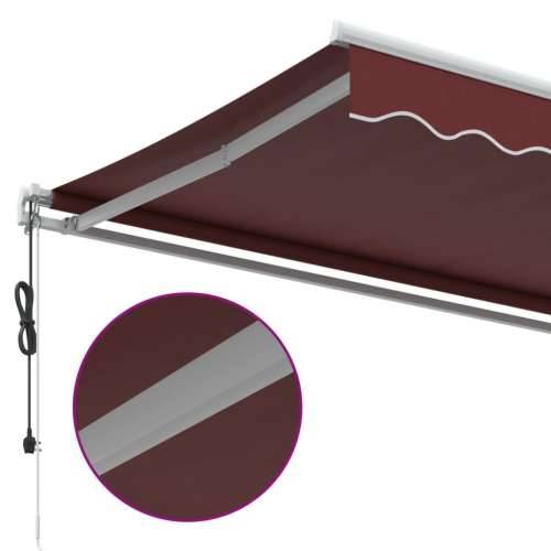 Tenda na automatsko uvlačenje bordo 400 x 350 cm - boja burgundca i bijela 400 x 350 cm 1 Cijena