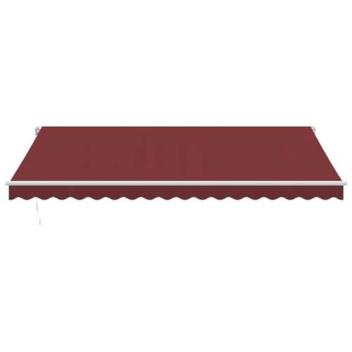 Tenda na ručno uvlačenje bordo 450 x 350 cm - boja burgundca i bijela 450 x 350 cm 1 Cijena