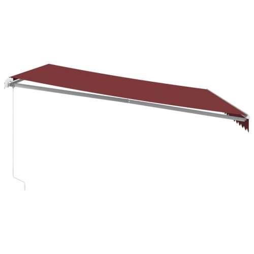 Tenda na ručno uvlačenje bordo 450 x 350 cm - boja burgundca i bijela 450 x 350 cm 1 Cijena