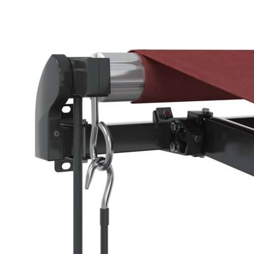 Tenda na automatsko uvlačenje s LED svjetlima bordo 450x350 cm - Tamno crvena 450 x 350 cm 1 Cijena