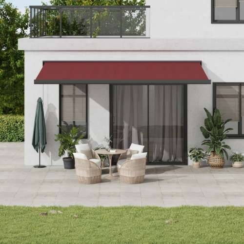 Tenda na ručno uvlačenje bordo 500 x 300 cm - Tamno crvena 500 x 300 cm 1 Cijena