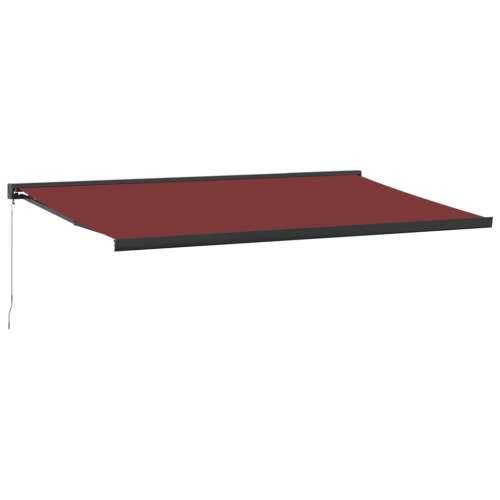 Tenda na ručno uvlačenje bordo 500 x 300 cm - Tamno crvena 500 x 300 cm 1 Cijena
