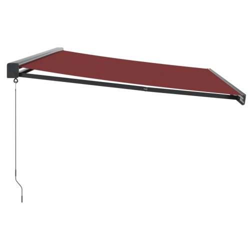 Tenda na ručno uvlačenje bordo 500 x 300 cm - Tamno crvena 500 x 300 cm 1 Cijena
